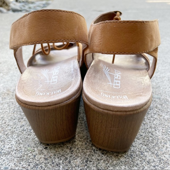 Dansko Janet Neutral Milled Nubuck - Camel Sz 41 - Picture 6 of 9